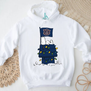 Auburn Tigers Snoopy House Holiday Lights TShirt