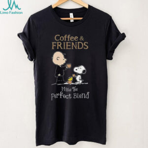 Awesome Peanuts Characters Coffee & Friends Make the Perfect Blend Shirt