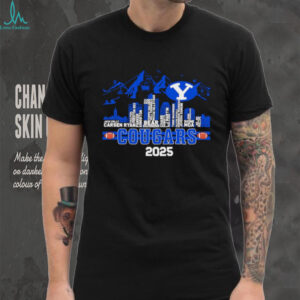 BYU Cougars players names skyline 2025 shirt