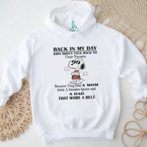 Back In My Day Classic Parenting T Shirt
