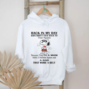 Back In My Day Classic Parenting T Shirt