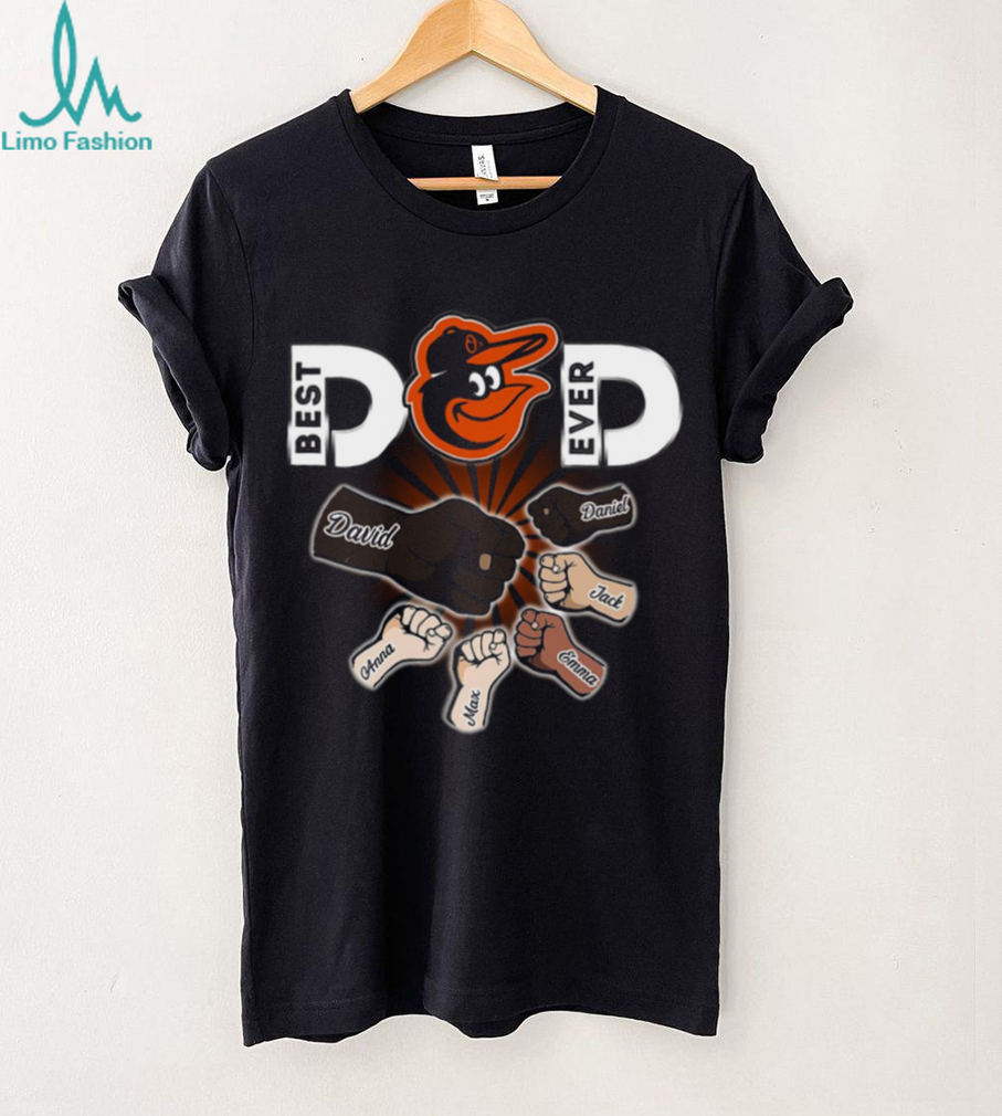 Baltimore Orioles Best Dad Personalized T Shirt Baltimore Orioles Best Dad Personalized T Shirt