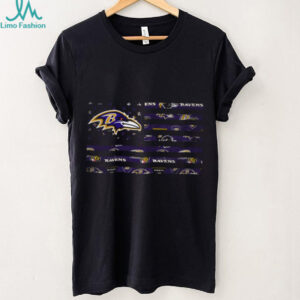 Baltimore Ravens American Flag T Shirt