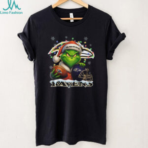 Baltimore Ravens The Grinch ugly holiday T Shirt