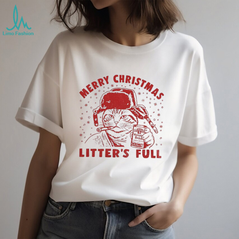 Cat Litters Full smoking Merry Christmas shirt Cat Litters Full smoking Merry Christmas shirt
