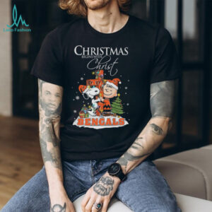 Bengals Snoopy Begins With Christ And Friends Peanuts Christmas Shirt