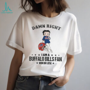 Betty Boop NFL Buffalo Bills Win Or Lose Fan Apparel