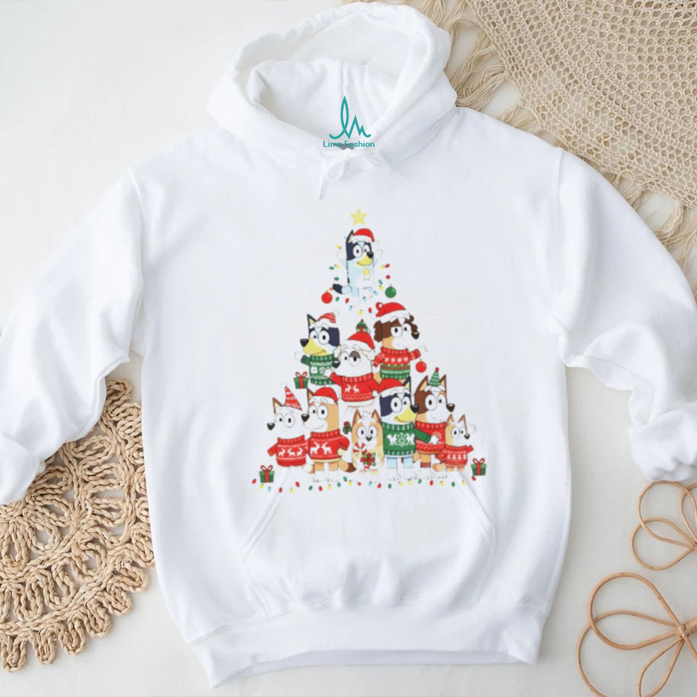 Bluey Family Christmas tree shirt Bluey Family Christmas tree shirt