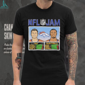 Bo Nix and Patrick Surtain II NFL Jam Denver Broncos shirt