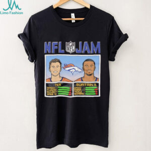 Bo Nix and Patrick Surtain II NFL Jam Denver Broncos shirt