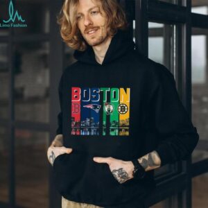 Boston Sports City Skyline T Shirt