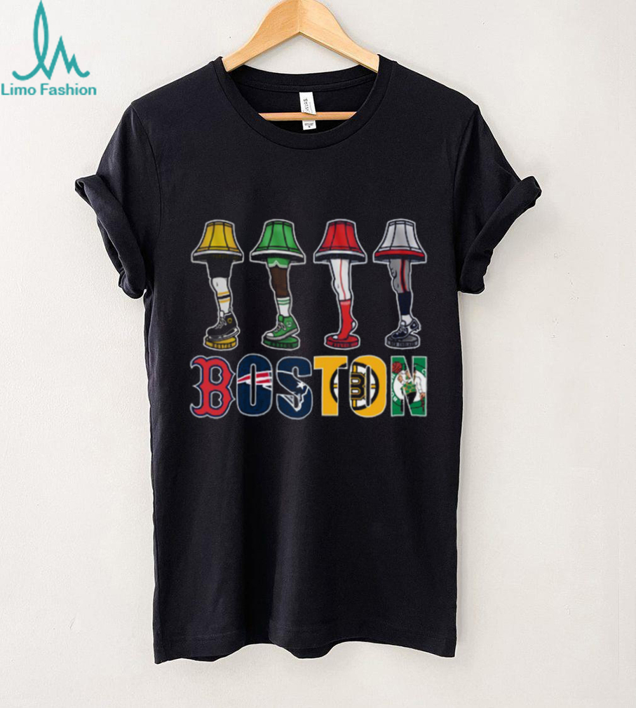 Boston Sports Teams Leg Lamp T Shirt Boston Sports Teams Leg Lamp T Shirt