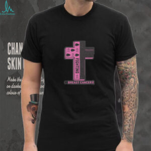 Breast Cancer Awareness Christian Cross T Shirt