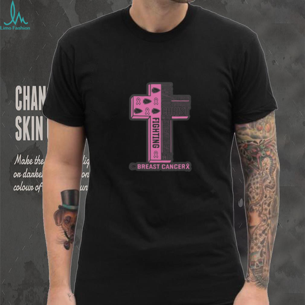 Breast Cancer Awareness Christian Cross T Shirt Breast Cancer Awareness Christian Cross T Shirt