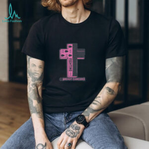 Breast Cancer Awareness Christian Cross T Shirt