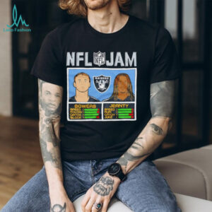 Brock Bowers and Ashton Jeanty NFL Jam Las Vegas Raiders shirt