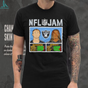 Brock Bowers and Ashton Jeanty NFL Jam Las Vegas Raiders shirt