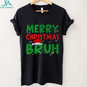 Bruh Meme Funny Saying Bro Greeting Teens Boys Men Christmas T Shirt