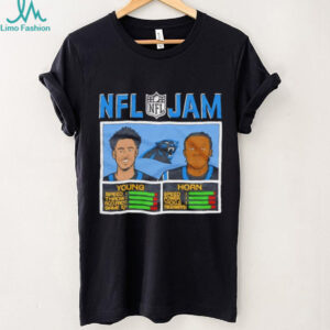 Bryce Young and Jaycee Horn NFL Jam Carolina Panthers shirt