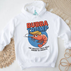 Bubba Trump Greatest Bigly Shrimp America funny parody USA logo shirt