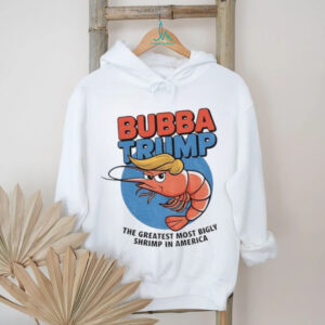 Bubba Trump Greatest Bigly Shrimp America funny parody USA logo shirt