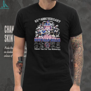 Buffalo Bills 65th Anniversary 1960 2025 Commemorative T Shirt