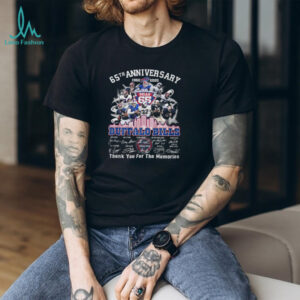 Buffalo Bills 65th Anniversary 1960 2025 Commemorative T Shirt