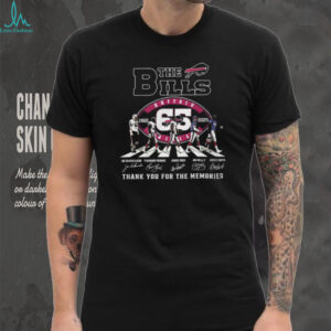 Buffalo Bills 65th Anniversary Thank You For The Memories T Shirt