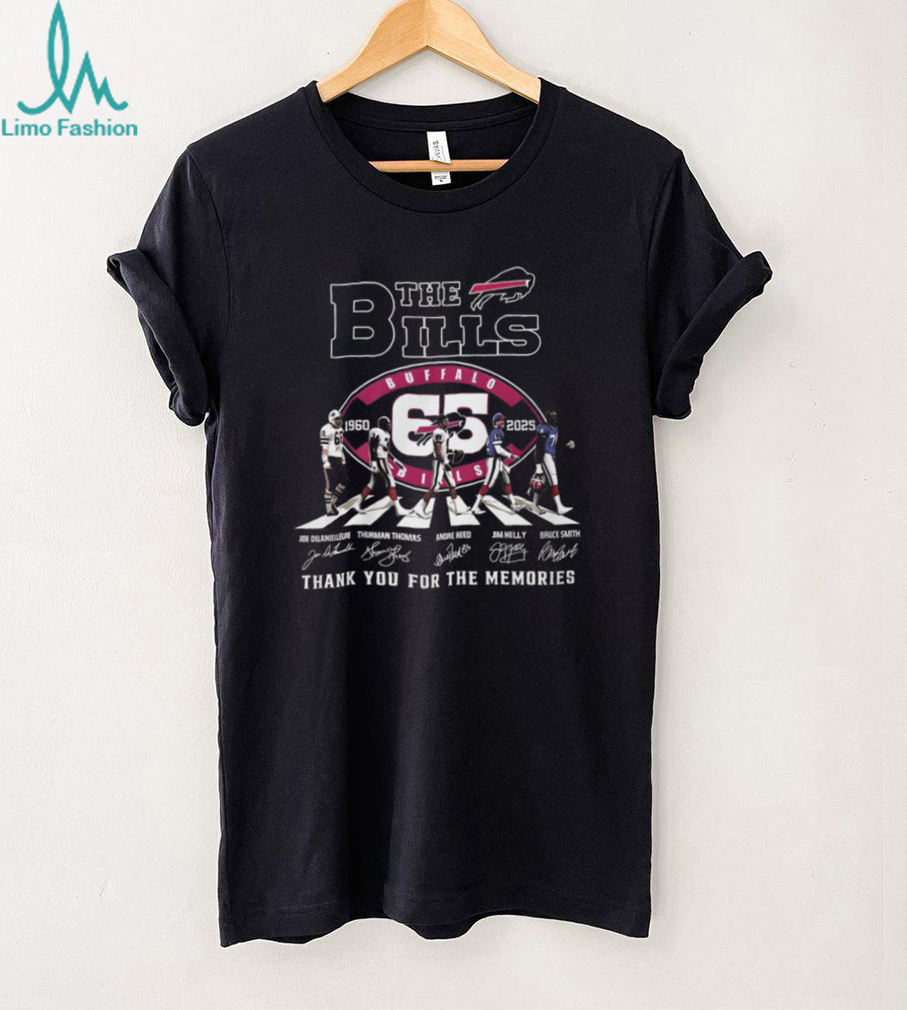 Buffalo Bills 65th Anniversary Thank You For The Memories T Shirt Buffalo Bills 65th Anniversary Thank You For The Memories T Shirt