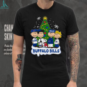 Buffalo Bills Peanuts Snoopy and Friends Christmas T Shirt