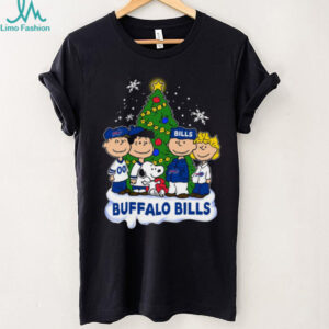 Buffalo Bills Peanuts Snoopy and Friends Christmas T Shirt