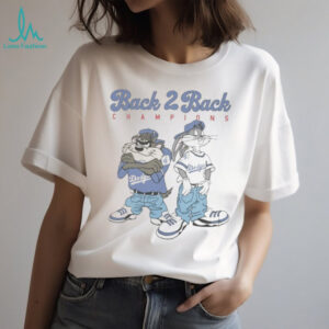 Bugs Bunny And Tasmanian Devil Taz Looney Tunes Los Angeles Dodgers Back To Back Champions 2025 T shirts