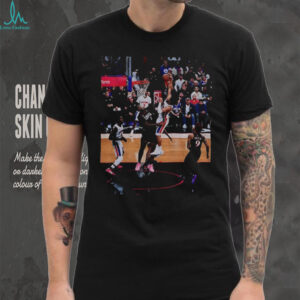 Cade Cunningham Detroit Pistons Dunking Over Drummond shirt