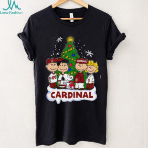 Cardinal Peanuts Snoopy and Friends Christmas Shirt