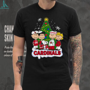 Cardinals Peanuts Snoopy and Friends Christmas Shirt