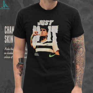 Carlos Alcaraz China Season Just do it Nike logo signature shirt