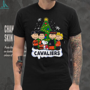 Cavaliers Wildcats Peanuts Snoopy and Friends Christmas Shirt