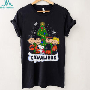 Cavaliers Wildcats Peanuts Snoopy and Friends Christmas Shirt