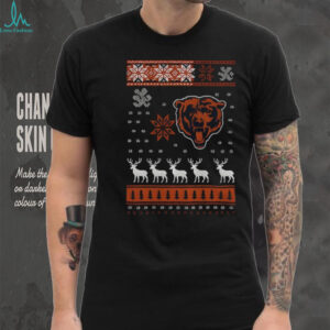 Chicago Bears NFL Football 2025 logo Merry Christmas shirt