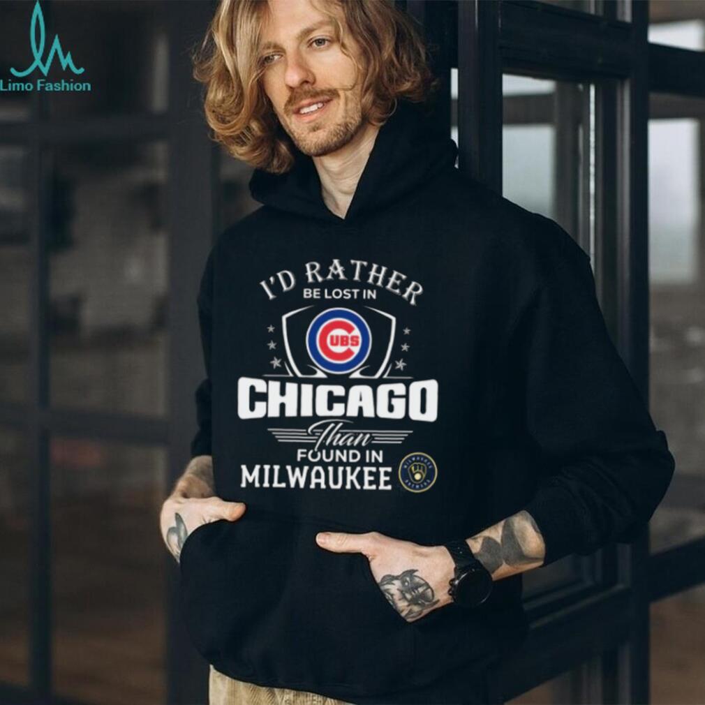 Chicago Cubs vs. Milwaukee Brewers Rivalry T Shirt Chicago Cubs vs. Milwaukee Brewers Rivalry T Shirt