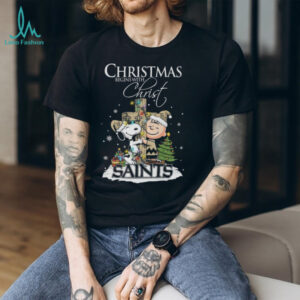 Christ Saints Snoopy Begins With Christ And Friends Peanuts Christmas Shirt