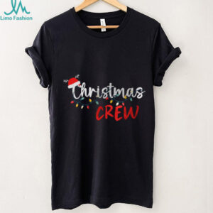 Christmas Crew Xmas Lights Family Matching Pajamas Holiday T Shirt