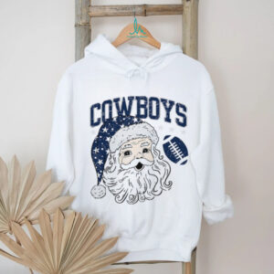 Christmas Dallas Santa with Football T Shirt