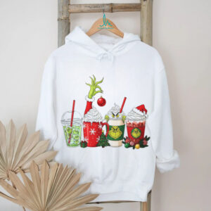 Christmas Drinks Green Guy Grinch T Shirt