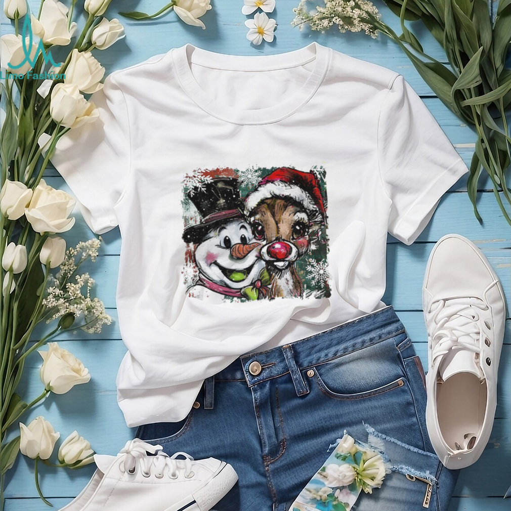 Christmas Snowman And Reindeer shirt Christmas Snowman And Reindeer shirt