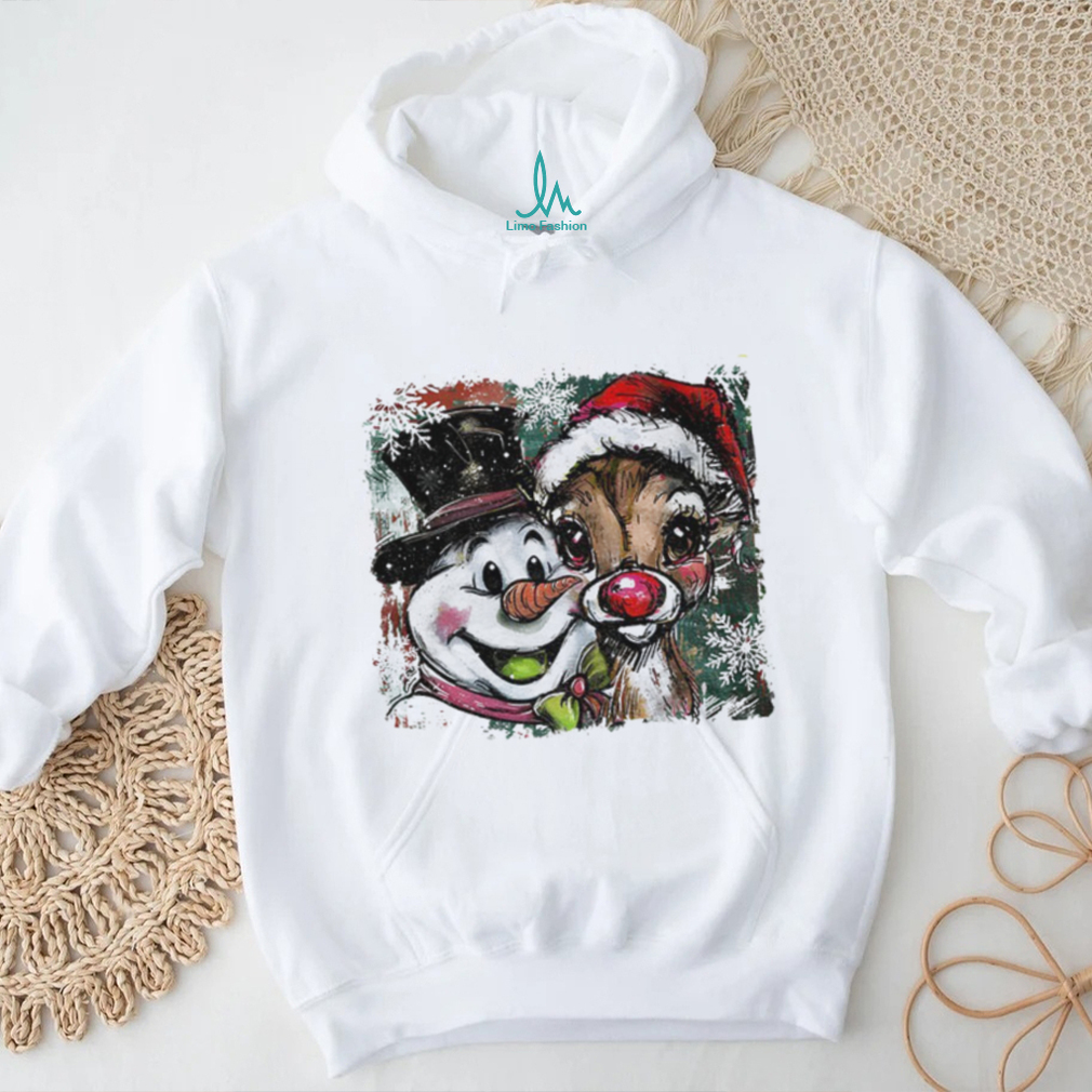 Christmas Snowman And Reindeer shirt Christmas Snowman And Reindeer shirt
