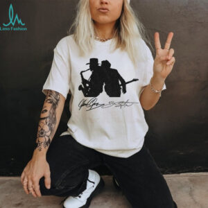 Clarence Clemons and Bruce Springsteen Autographed signatures shirt