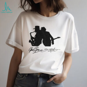 Clarence Clemons and Bruce Springsteen Autographed signatures shirt