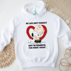 Classic Snoopy and Charlie Brown My Life Isn't Perfect T Shirt
