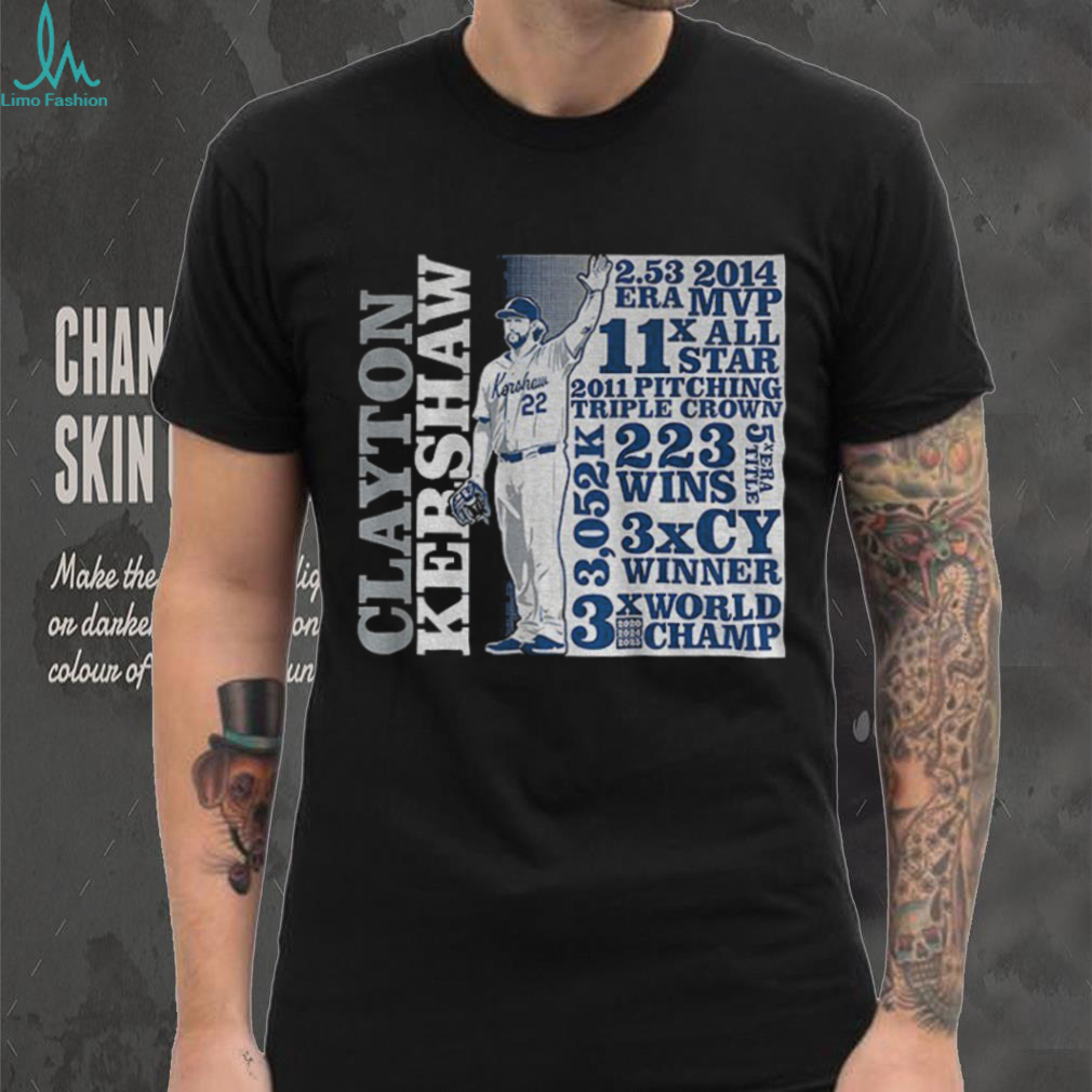 Clayton Kershaw Goat List Los Angeles Dodgers MLB Baseball Era MVP x All Star Pitching Triple Crown shirt Clayton Kershaw Goat List Los Angeles Dodgers MLB Baseball Era MVP x All Star Pitching Triple Crown shirt
